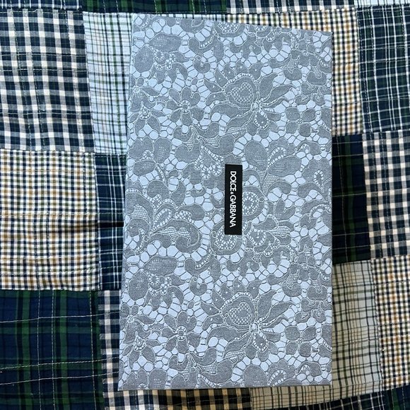 NWT Dolce & Gabbana Grey Lace Slides w/ Lizard Toe & Colorful Crystal - Picture 6 of 6